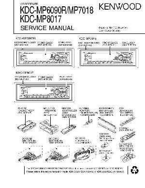 Сервисная инструкция Kenwood KDC-MP6090R, KDC-MP7018, KDC-MP8017 ― Manual-Shop.ru