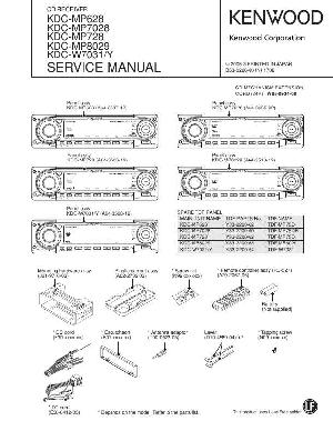 Сервисная инструкция Kenwood KDC-MP628, KDC-MP728, KDC-MP7028, KDC-MP8029, KDC-W7031 ― Manual-Shop.ru