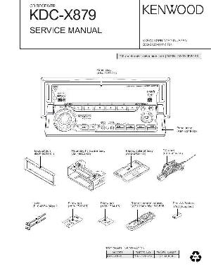 Сервисная инструкция Kenwood KDC-X859, KDC-8021, KDC-M9021 ― Manual-Shop.ru