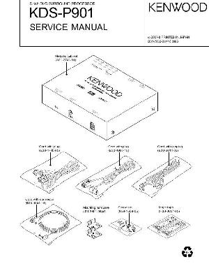 Сервисная инструкция Kenwood KDS-P901 ― Manual-Shop.ru