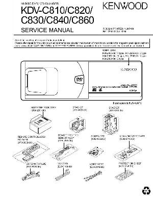 Сервисная инструкция Kenwood KDV-C810, KDV-C820, KDV-C830, KDV-C840, KDV-C860 ― Manual-Shop.ru