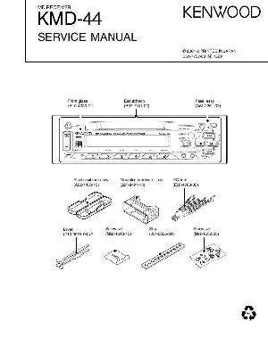 Сервисная инструкция Kenwood KMD-44 ― Manual-Shop.ru