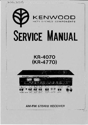Сервисная инструкция Kenwood KR-4070, KR-4770 ― Manual-Shop.ru