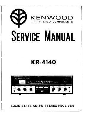Сервисная инструкция Kenwood KR-4140 ― Manual-Shop.ru