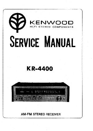 Сервисная инструкция Kenwood KR-4400 ― Manual-Shop.ru