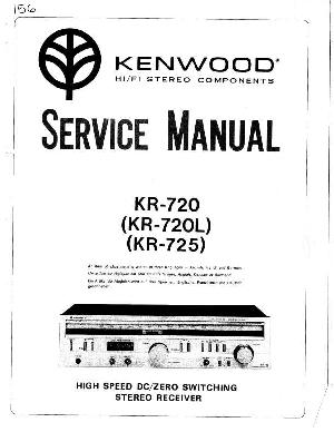 Сервисная инструкция Kenwood KR-720, KR-720L, KR-725 ― Manual-Shop.ru