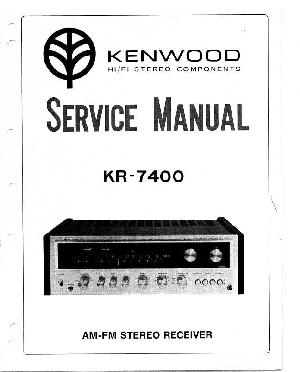 Сервисная инструкция Kenwood KR-7400 ― Manual-Shop.ru