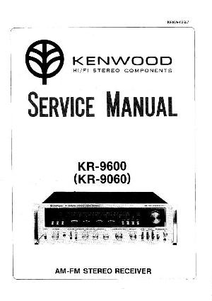Сервисная инструкция Kenwood KR-9060, KR-9600 ― Manual-Shop.ru