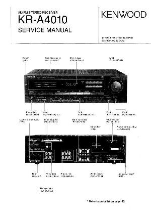 Service manual Kenwood KR-A4010 ― Manual-Shop.ru