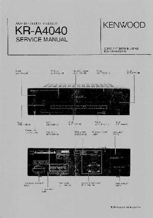 Сервисная инструкция Kenwood KR-A4040 ― Manual-Shop.ru