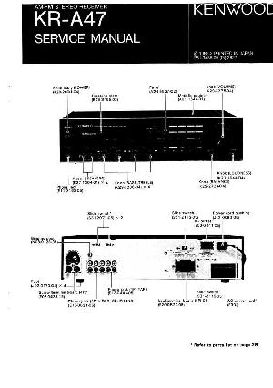 Service manual Kenwood KR-A47 ― Manual-Shop.ru