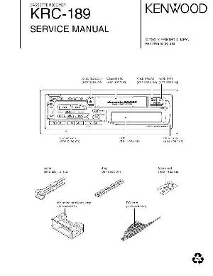 Сервисная инструкция Kenwood KRC-189 ― Manual-Shop.ru