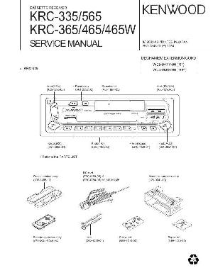 Service manual Kenwood KRC-335, KRC-365, KRC-465, KRC-465W, KRC-565 ― Manual-Shop.ru