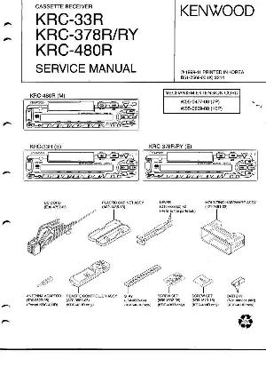 Service manual Kenwood KRC-33R, KRC-378R, KRC-480R ― Manual-Shop.ru