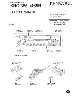 Service manual Kenwood KRC-365L, KRC-465R ― Manual-Shop.ru