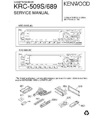 Сервисная инструкция Kenwood KRC-509S, KRC-689 ― Manual-Shop.ru