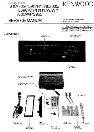 Service manual Kenwood KRC-705, KRC-759, KRC-785, KRC-805, KRC-859R, KRC-885W, KRC-PS955 ― Manual-Shop.ru