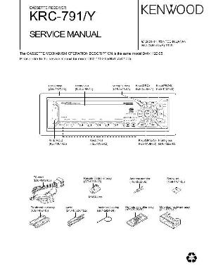 Service manual Kenwood KRC-791 ― Manual-Shop.ru