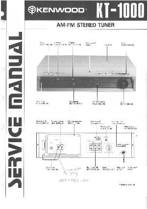 Сервисная инструкция Kenwood KT-1000 ― Manual-Shop.ru