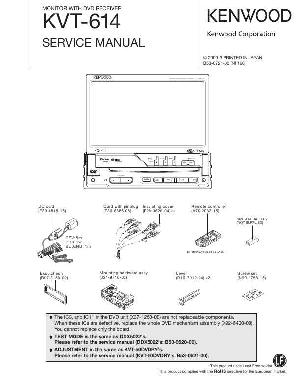 Сервисная инструкция Kenwood KVT-614 ― Manual-Shop.ru