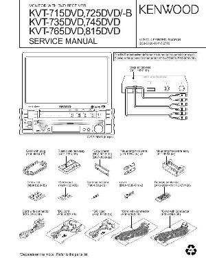 Сервисная инструкция Kenwood KVT-715DVD, KVT-725DVD, KVT-735DVD, KVT-745DVD, KVT-765DVD, KVT-815DVD ― Manual-Shop.ru