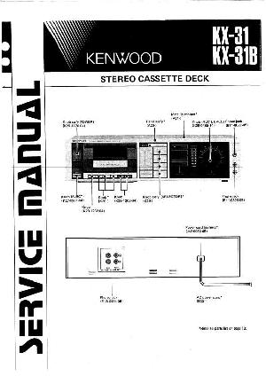Сервисная инструкция Kenwood KX-31, KX-31B ― Manual-Shop.ru