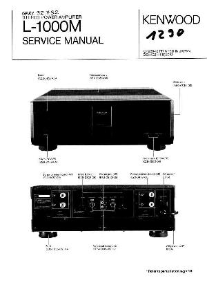 Service manual Kenwood L-1000M ― Manual-Shop.ru