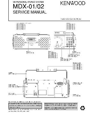 Service manual Kenwood MDX-01, MDX-02 ― Manual-Shop.ru