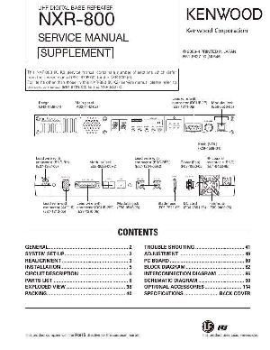 Service manual Kenwood NXR-800 ― Manual-Shop.ru