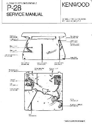 Сервисная инструкция Kenwood P-28 ― Manual-Shop.ru