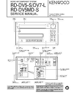 Сервисная инструкция Kenwood RD-DV5, RD-DV5MD, RD-DV7 ― Manual-Shop.ru