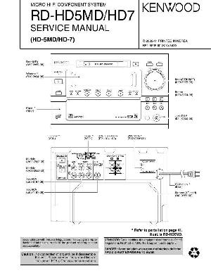 Сервисная инструкция Kenwood RD-HD5MD, RD-HD7 (HD-5MD, HD-7) ― Manual-Shop.ru