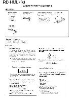 Service manual Kenwood RD-HML700 (HM-L700)