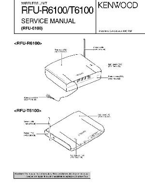 Сервисная инструкция Kenwood RFU-6100, RFU-T6100 (RFU-6100) ― Manual-Shop.ru