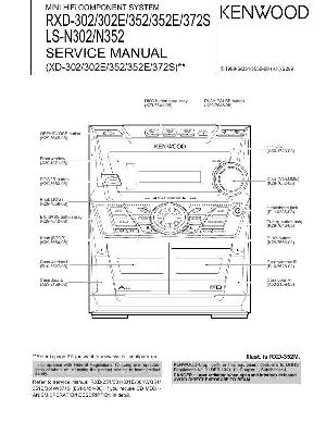 Сервисная инструкция Kenwood RXD-302, RXD-352, RXD-372, LS-N302, LS-N352 (XD-302, XD-352, XD-372S) ― Manual-Shop.ru