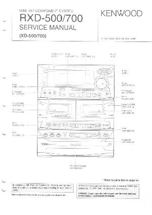 Service manual Kenwood RXD-500, RXD-700 ― Manual-Shop.ru