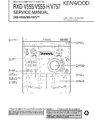 Сервисная инструкция Kenwood RXD-V555, RXD-V757 ― Manual-Shop.ru