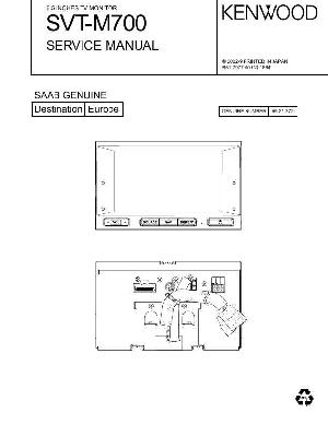 Сервисная инструкция Kenwood SVT-M700 ― Manual-Shop.ru