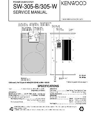 Сервисная инструкция Kenwood SW-305 ― Manual-Shop.ru