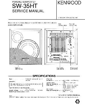 Сервисная инструкция Kenwood SW-35HT ― Manual-Shop.ru