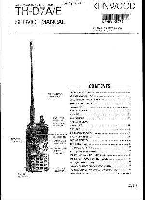 Сервисная инструкция Kenwood TH-D7A, TH-D7E ― Manual-Shop.ru