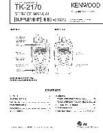 Сервисная инструкция Kenwood TK-2170E, E3