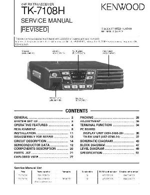 Сервисная инструкция Kenwood TK-7108H ― Manual-Shop.ru