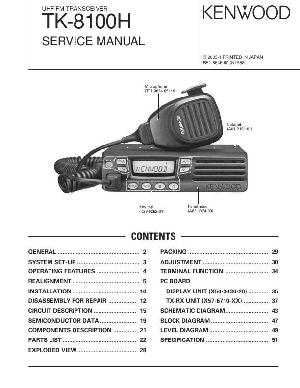Сервисная инструкция Kenwood TK-8100H ― Manual-Shop.ru