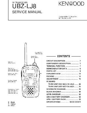 Сервисная инструкция Kenwood UBZ-LJ8 ― Manual-Shop.ru