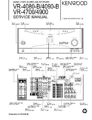 Сервисная инструкция Kenwood VR-4080, VR-4090, VR-4700, VR-4900 ― Manual-Shop.ru