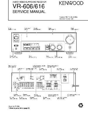 Service manual Kenwood VR-606, VR-616 ― Manual-Shop.ru