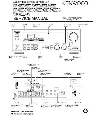 Сервисная инструкция Kenwood KRF-V6060D, KRF-V7060D, KRF-V8060D, KRF-X9060D, VR-6050, VR-6060, VR-6070 ― Manual-Shop.ru