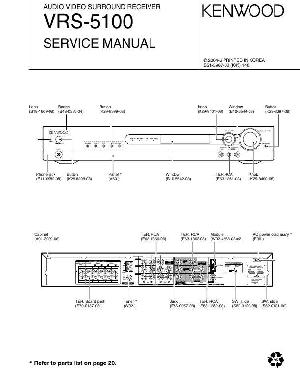 Сервисная инструкция Kenwood VRS-5100 ― Manual-Shop.ru