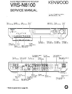 Сервисная инструкция Kenwood VRS-N8100 ― Manual-Shop.ru